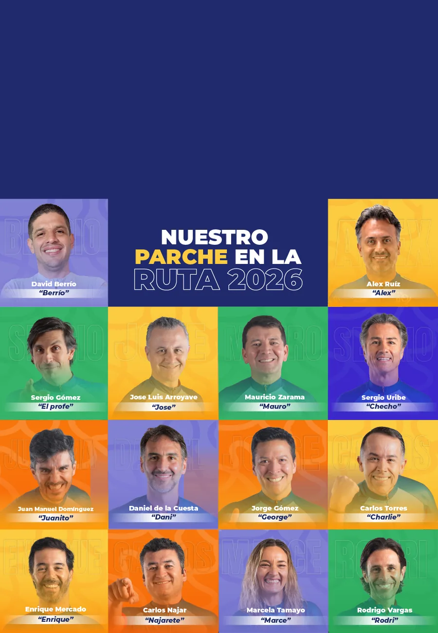 Nuestro parche en la ruta 2026: los catorce ciclistas de Rodando por una Sonrisa