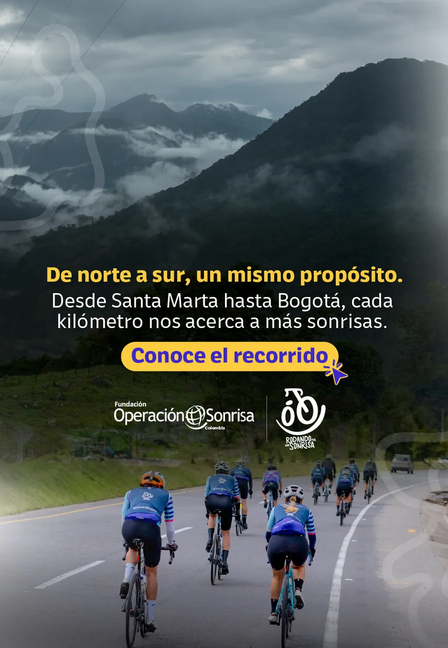 De norte a sur, un mismo propósito. Desde Santa Marta hasta Bogotá, cada kilómetro nos acerca a más sonrisas.