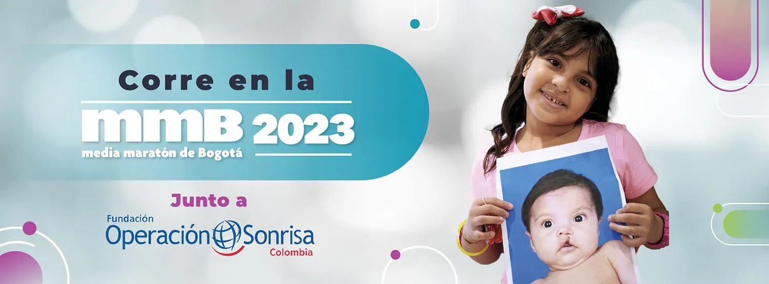 ¡Corre la Media Maratón de Bogotá 2023 junto Operación Sonrisa!